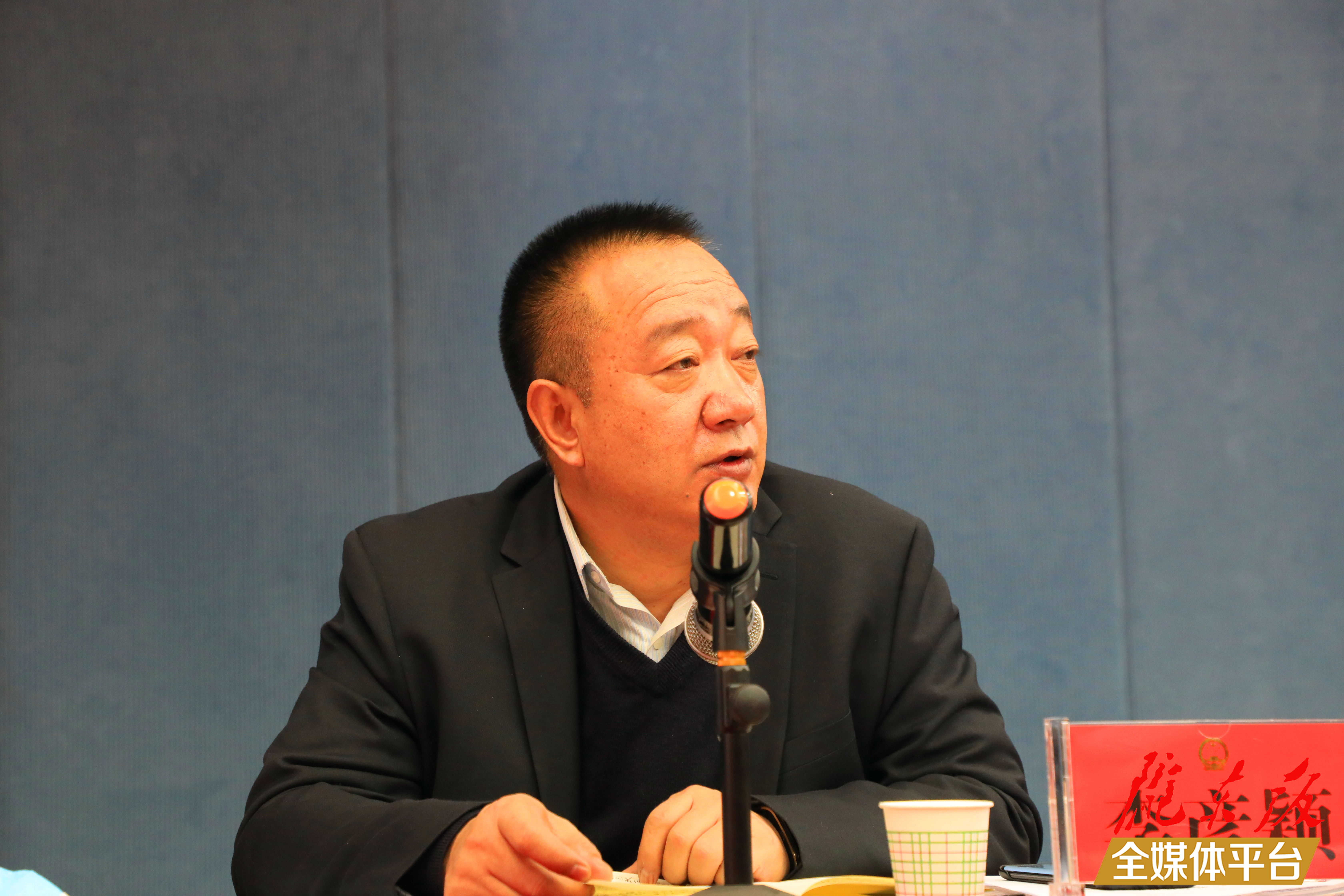 人大代表李彥穎參加分組審議時發(fā)言。