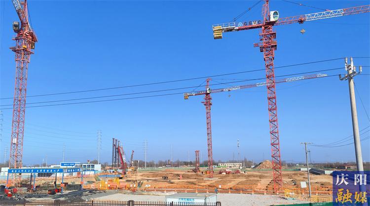 中國電信慶陽智能算力中心一期項目土建工程地基基礎施工圓滿完成