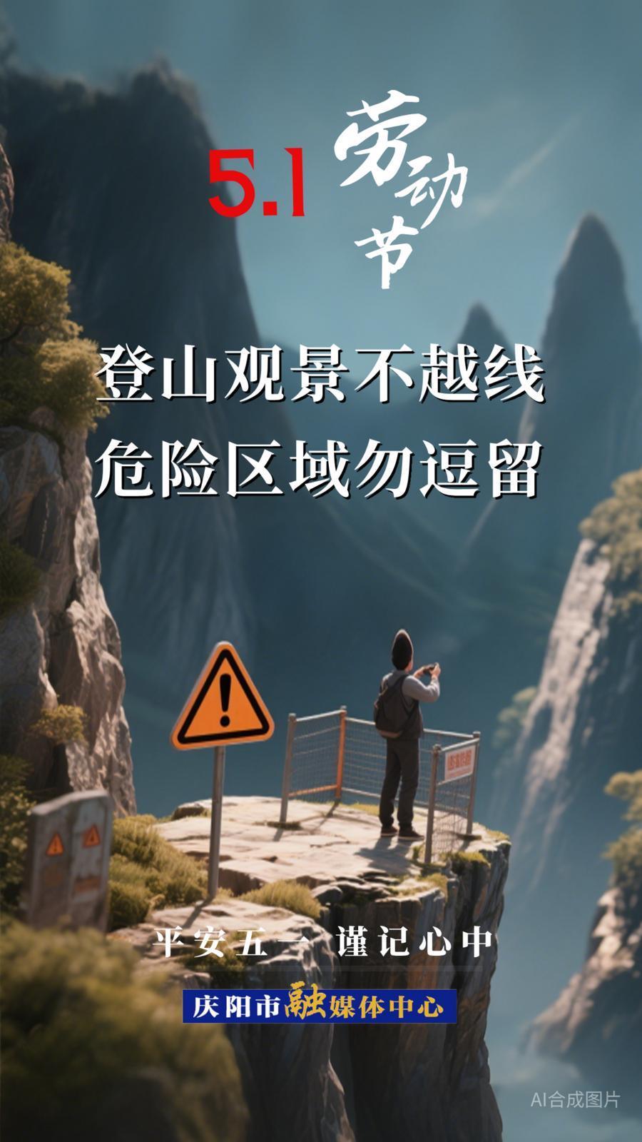 【微海報(bào)】平安五一 謹(jǐn)記心中⑤| 登山觀景不越線 危險(xiǎn)區(qū)域勿逗留