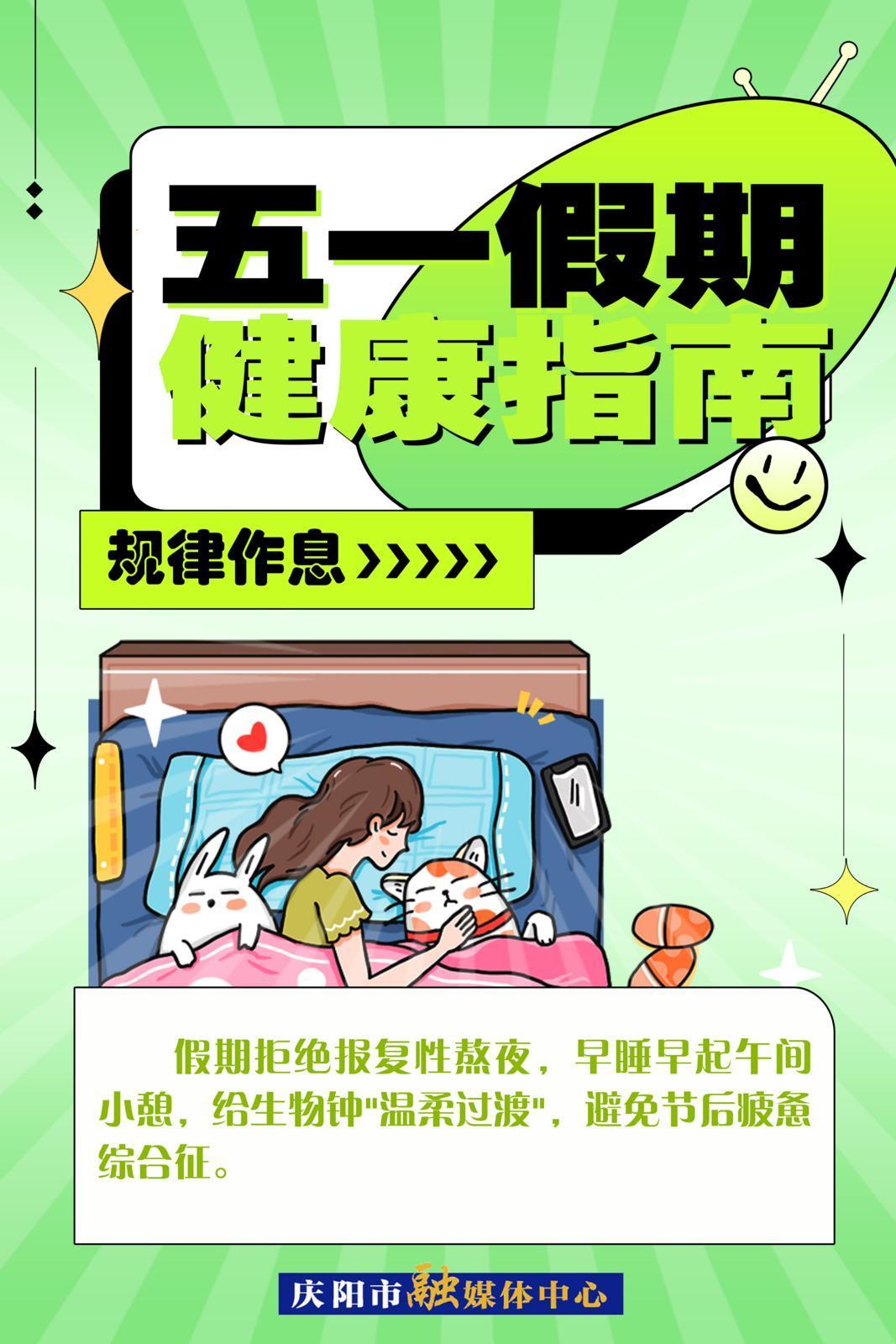 【五一假期健康指南】微海報(bào) | 規(guī)律作息