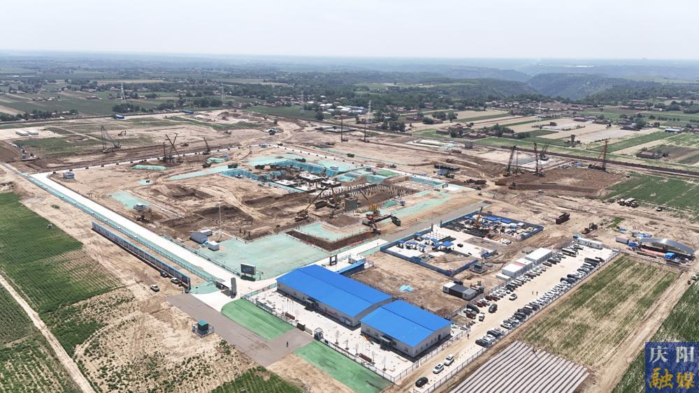 【攝影報道】甘肅能化慶陽2×660MW煤電項目建設(shè)進展順利
