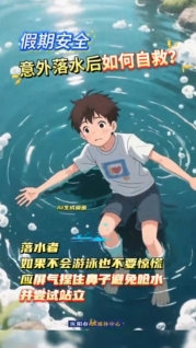 假期安全｜意外落水后如何自救？