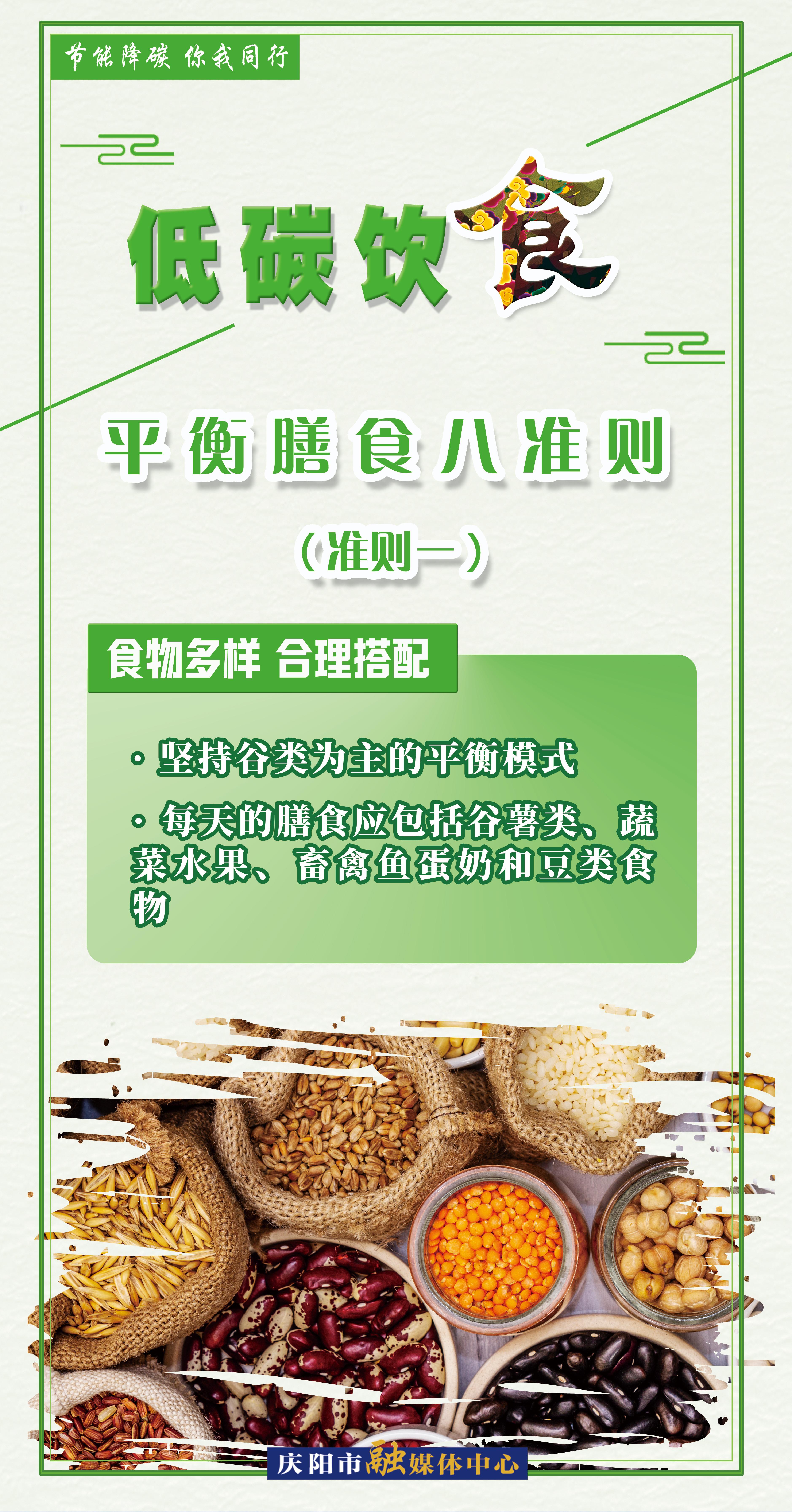 低碳飲食·平衡膳食八準(zhǔn)則（一）