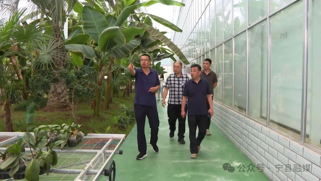 張林帶領(lǐng)采訪組來寧縣調(diào)研采訪