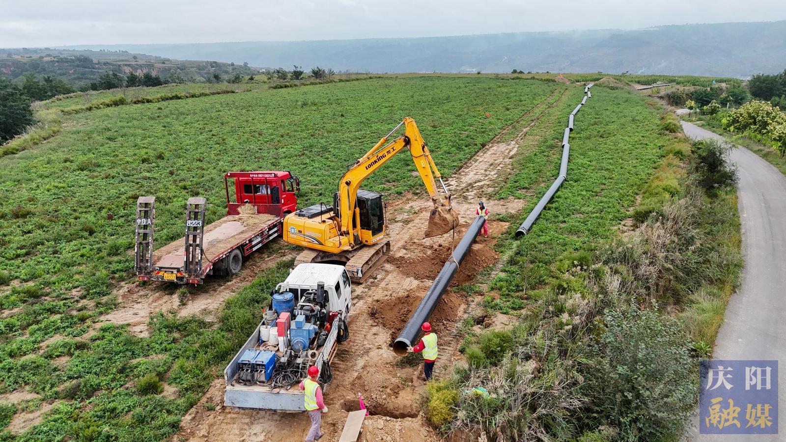 【攝影報(bào)道】“氣化慶陽”天然氣輸氣干線項(xiàng)目鎮(zhèn)原段工程完成逾26公里