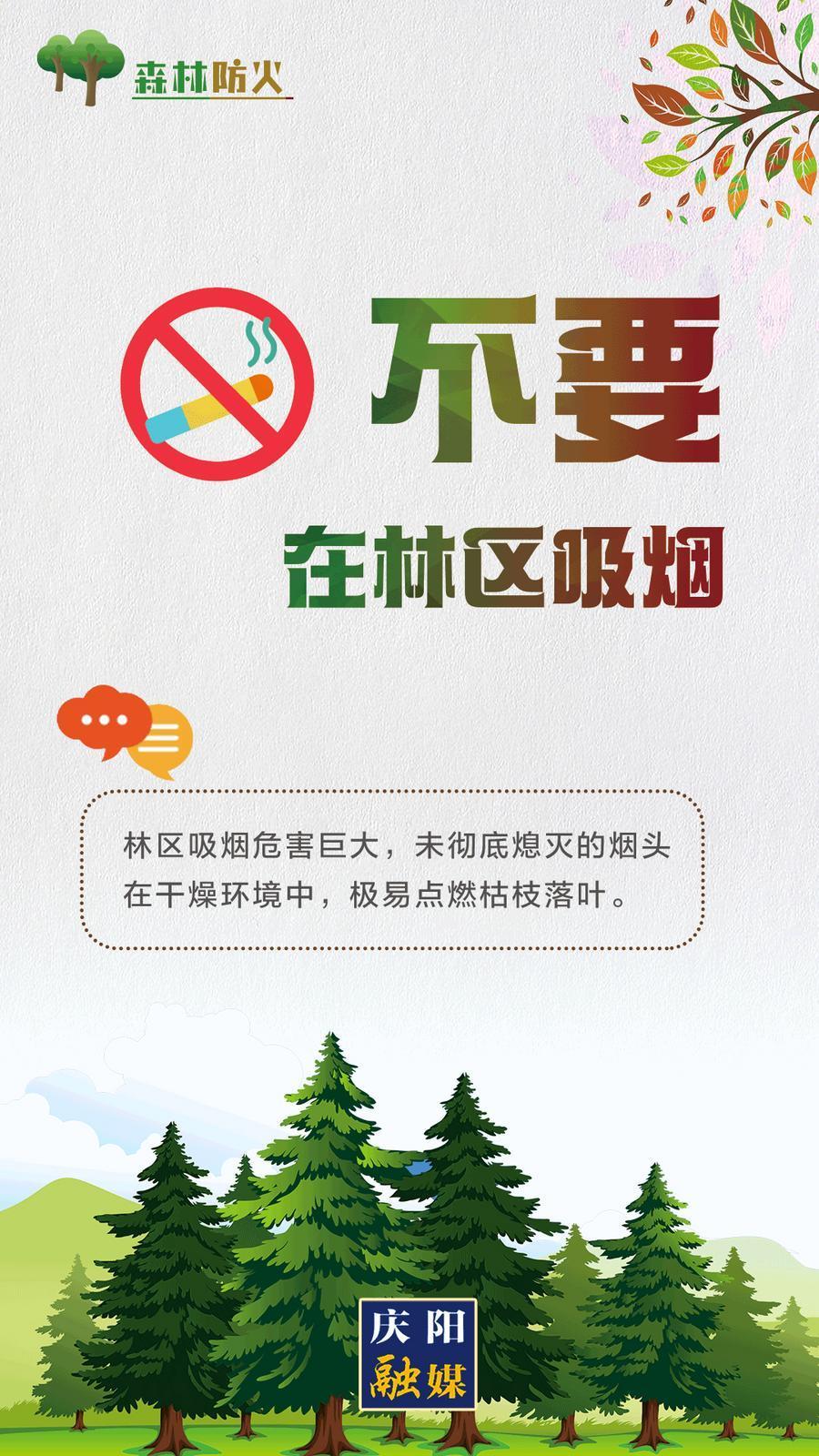【微海報】森林防火丨不要在林區(qū)吸煙