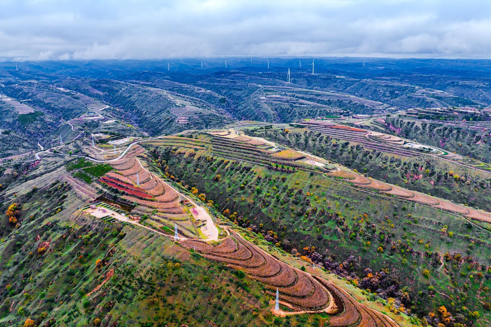 【攝影報(bào)道】隴東油區(qū)秋景絢麗