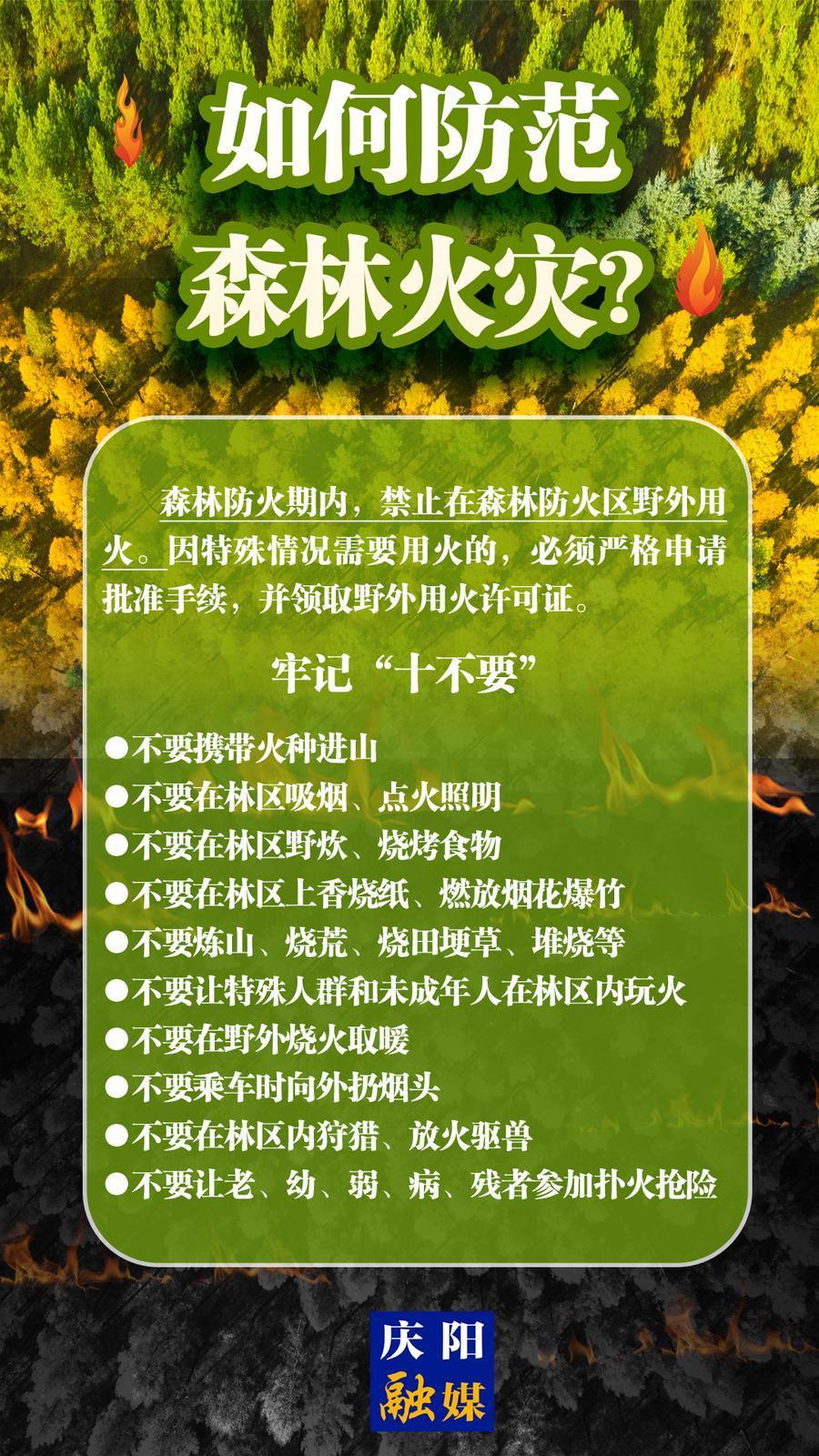 【微海報】森林防火知識科普?(19)丨如何防范森林火災(zāi)？