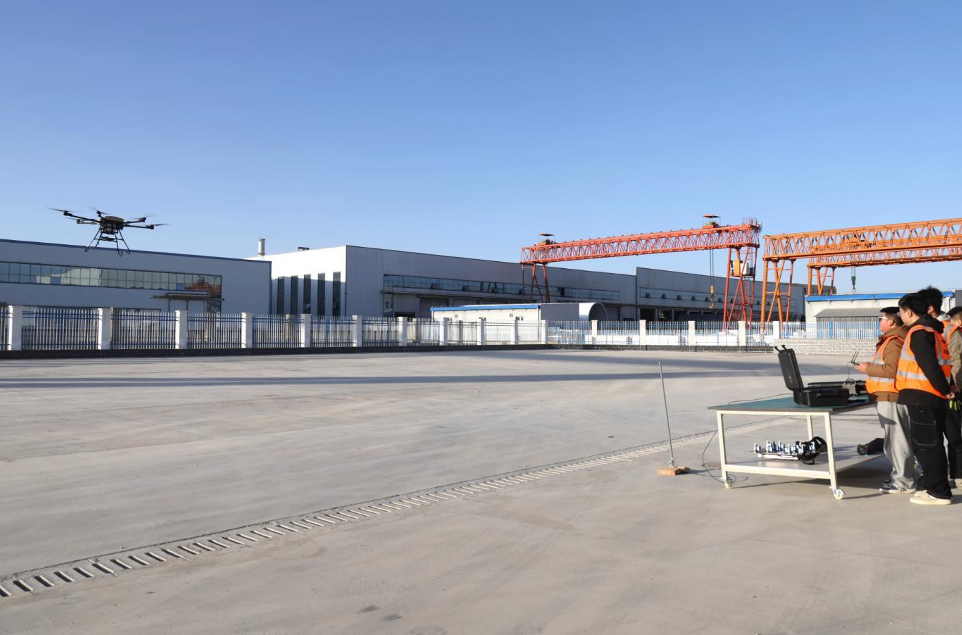 西峰區(qū)首架本土制造特種無人機下線