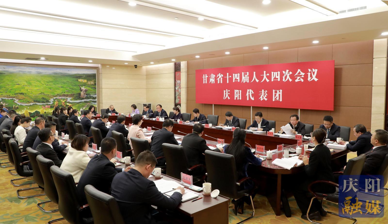 省十四屆人大四次會(huì)議慶陽(yáng)代表團(tuán)審議省政府工作報(bào)告審查“十五五”規(guī)劃綱要草案