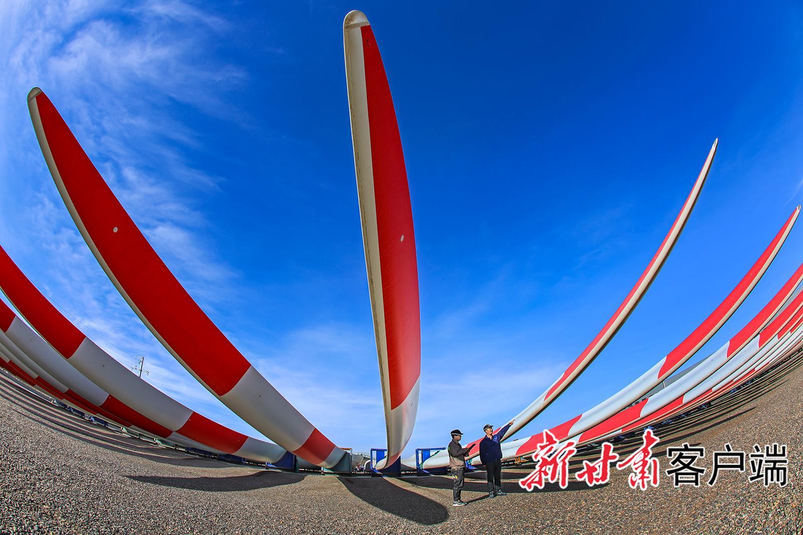 玉門：風電企業(yè)跑出復工“加速度”